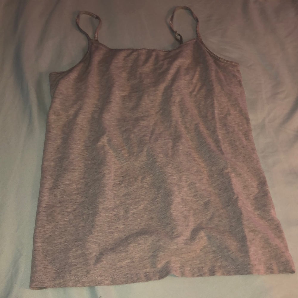 Mossimo Gray tank with under bra